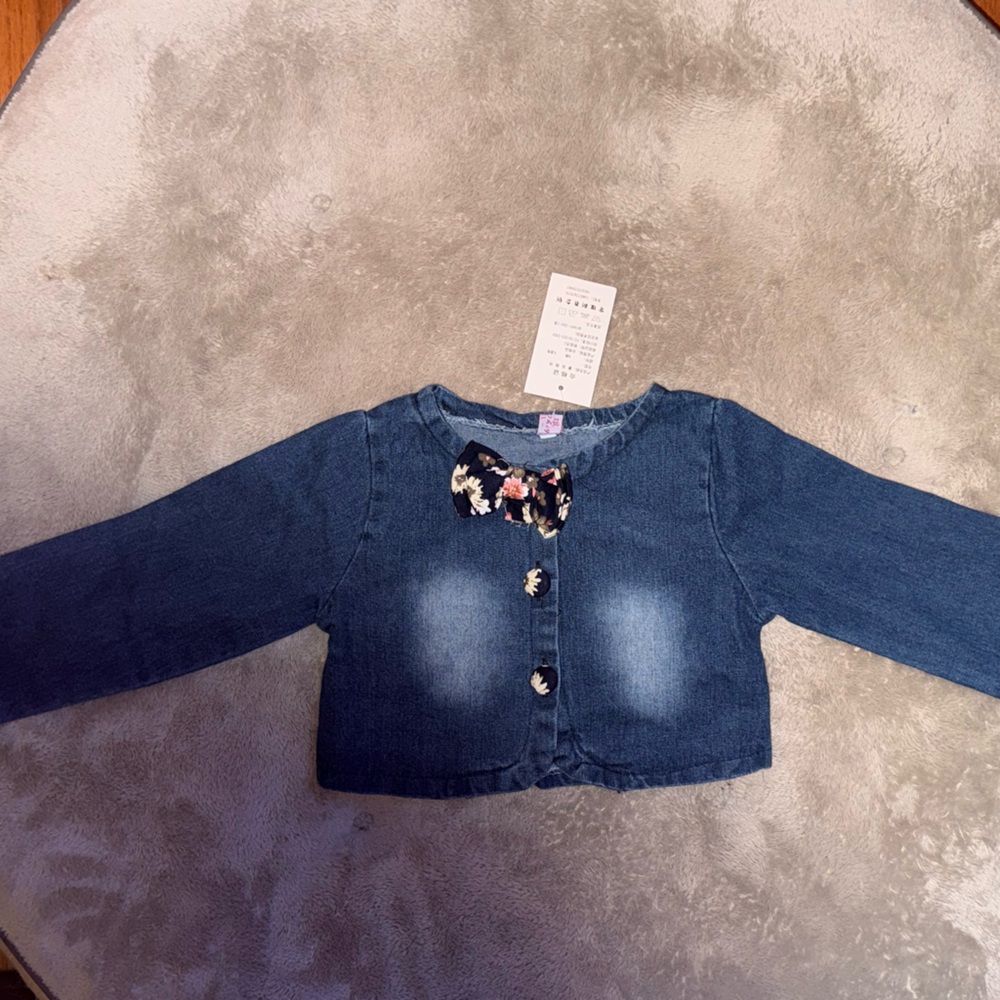 girls Blue Denim Jacket